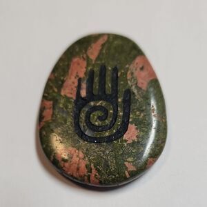 Unakite Jasper Healers Hand Palm Stone